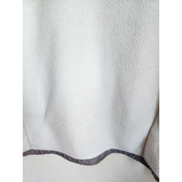 The North Face Full Zip up Beige Neutral Fleece Jacket Size Large - Picture 8 of 13